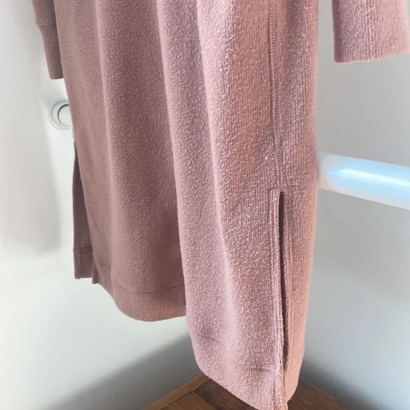 Abercrombie & Fitch Soft A&F Cozy Small Dusty Rose Long Duster Cardig… - Picture 3 of 8